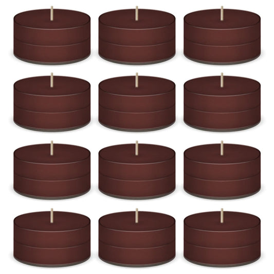 Chocolate Scented Tea Lights Candles by American Candle - 12 Pack