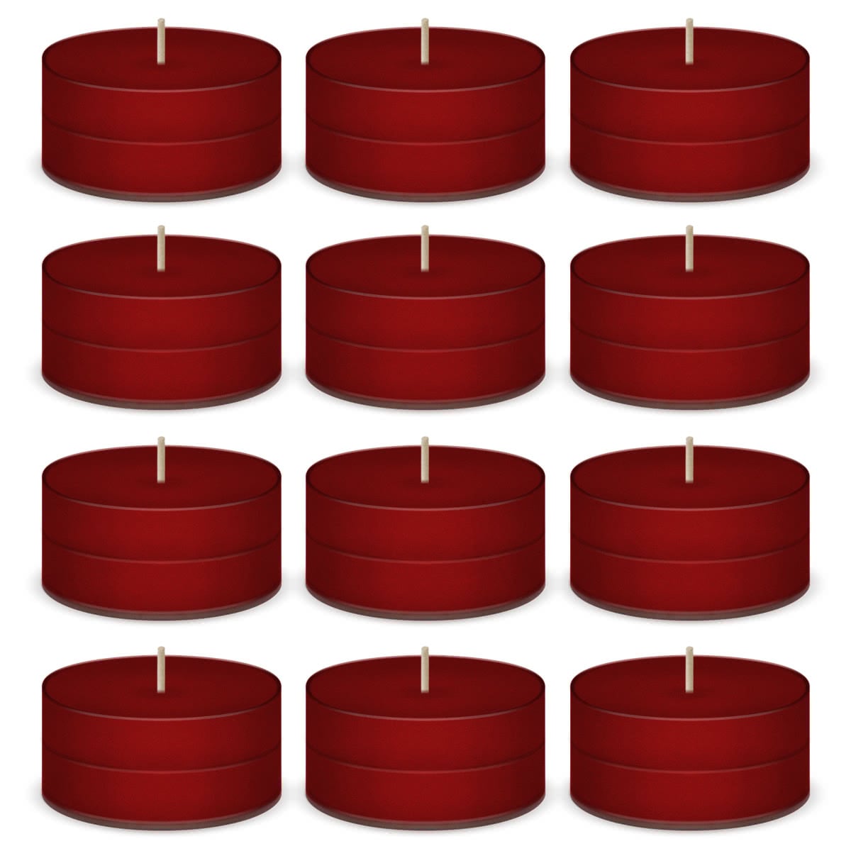 Christmas Essence Scented Tea Lights Candles by American Candle - 12 Pack
