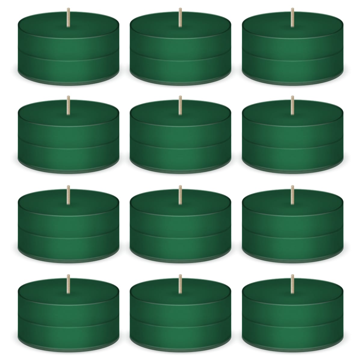Eucalyptus Scented Tea Lights Candles by American Candle - 12 Pack