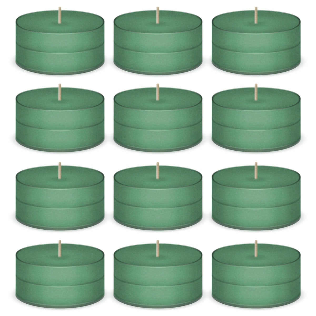 Honeydew Melon Scented Tea Lights Candles by American Candle - 12 Pack