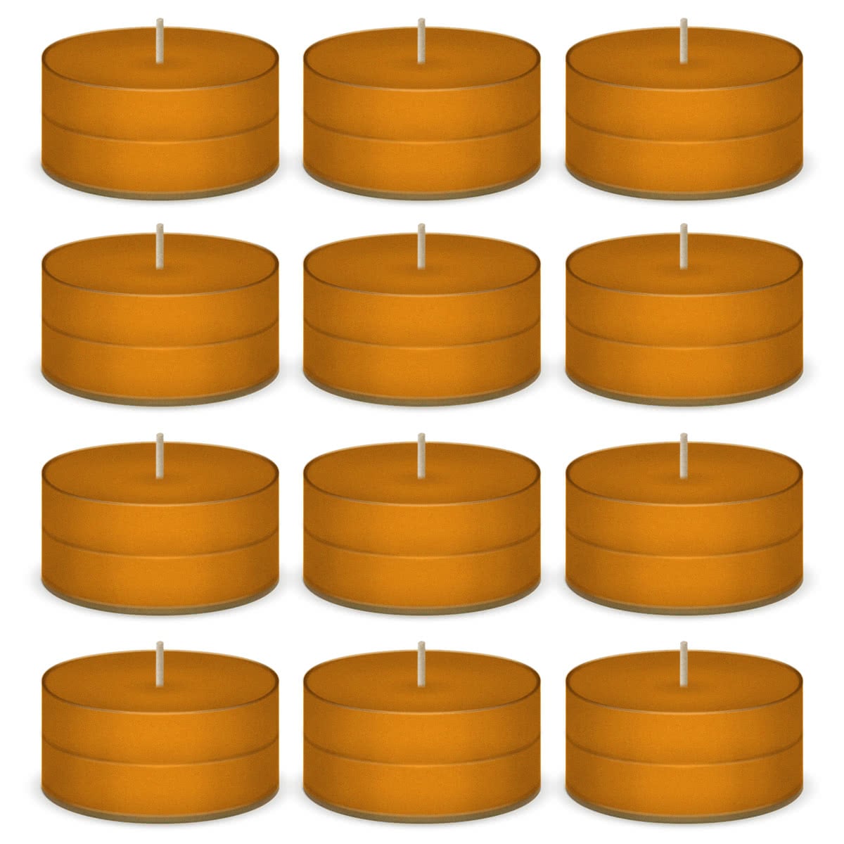 Mango Scented Tea Lights Candles by American Candle - 12 Pack
