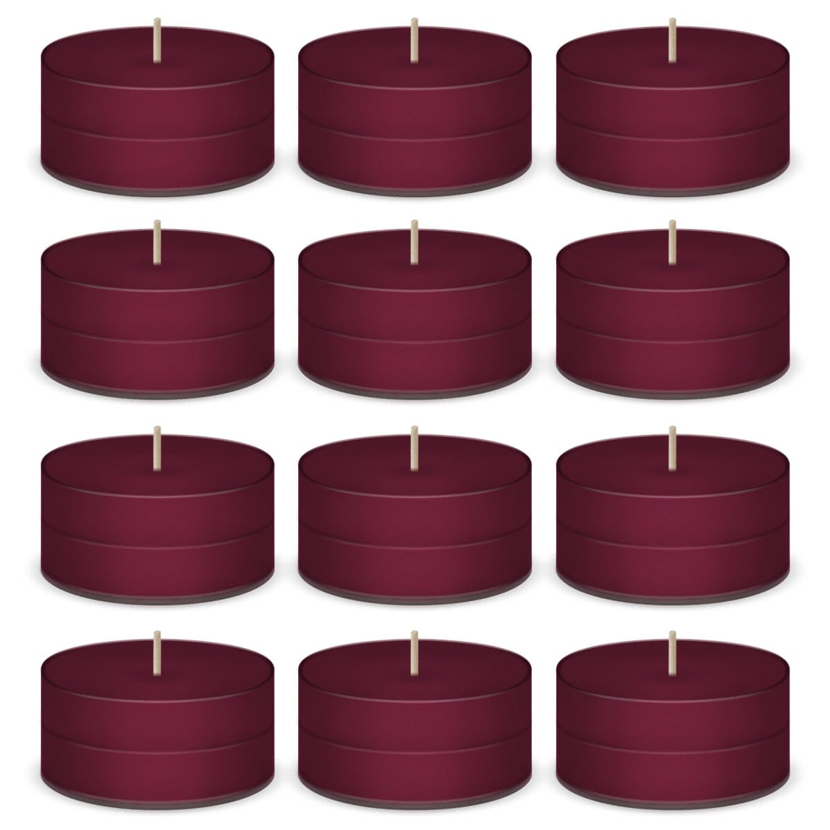 Mulberry Scented Tea Lights Candles by American Candle - 12 Pack