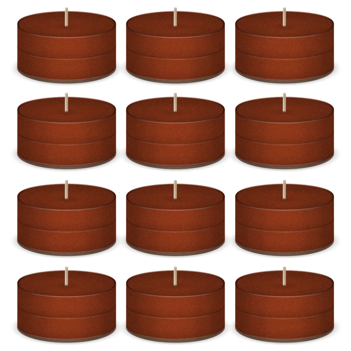 Mulled Cider Scented Tea Lights Candles by American Candle - 12 Pack