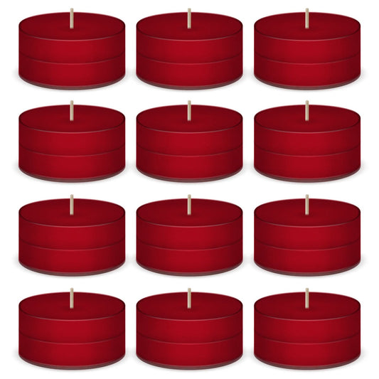 Pocono Pine Red Scented Tea Lights Candles by American Candle - 12 Pack