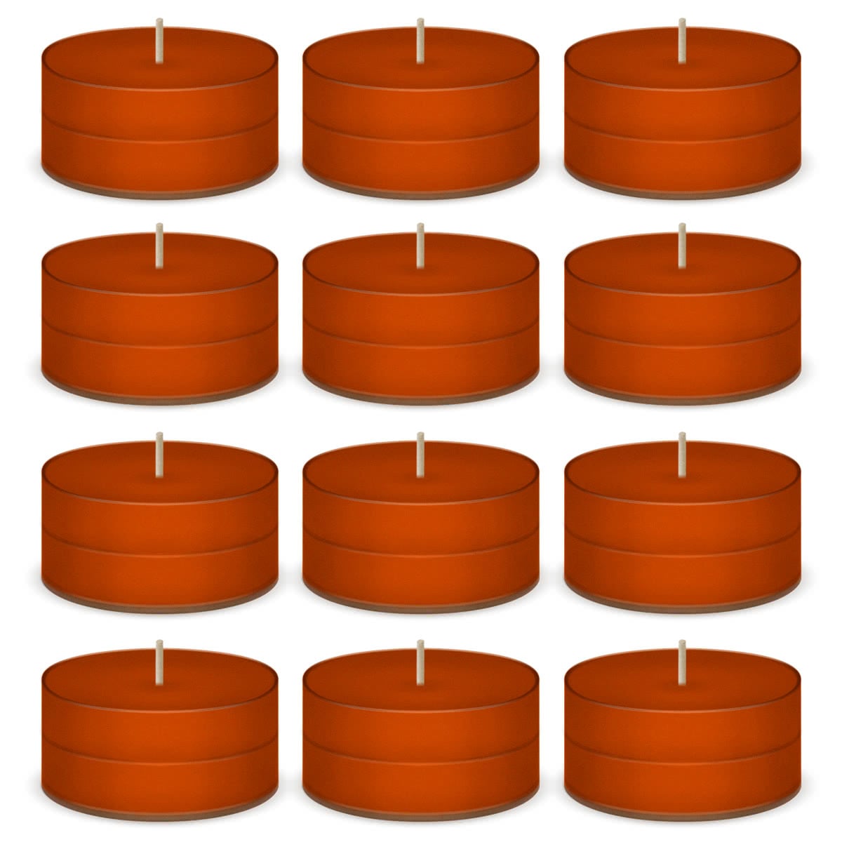 Pumpkin Scented Tea Lights Candles by American Candle - 12 Pack