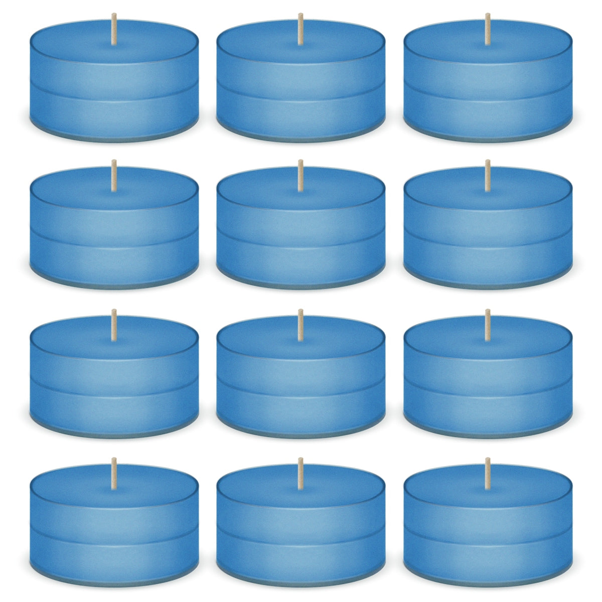 Rain Scented Tea Lights Candles by American Candle - 12 Pack