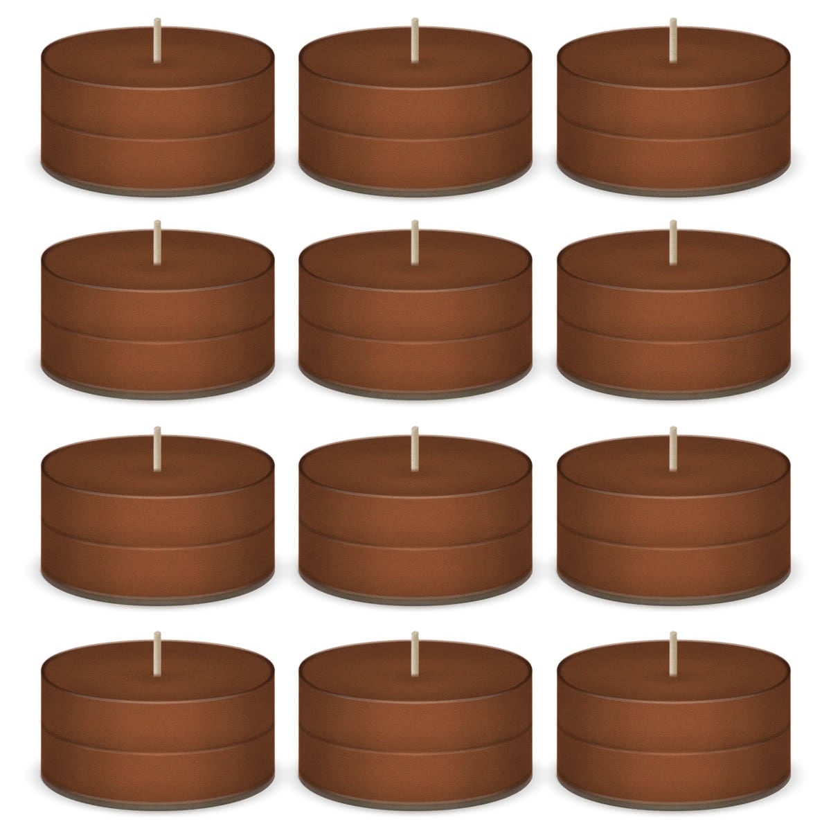 Sandalwood Scented Tea Lights Candles by American Candle - 12 Pack