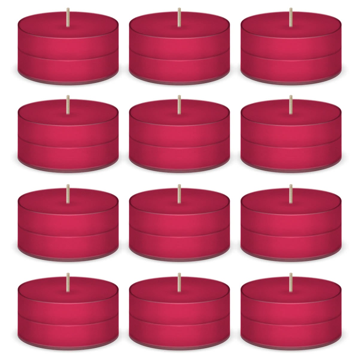 Tropical Fruit Scented Tea Lights Candles by American Candle - 12 Pack