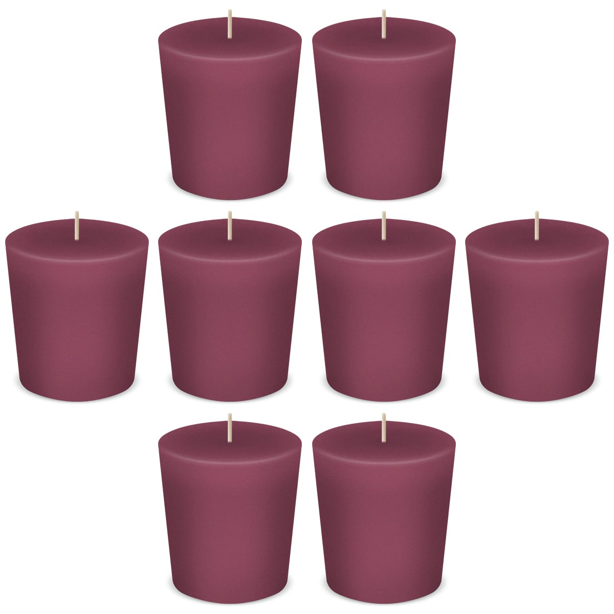 Victorian Christmas Votive Scented Candles by American Candle - Box of 8