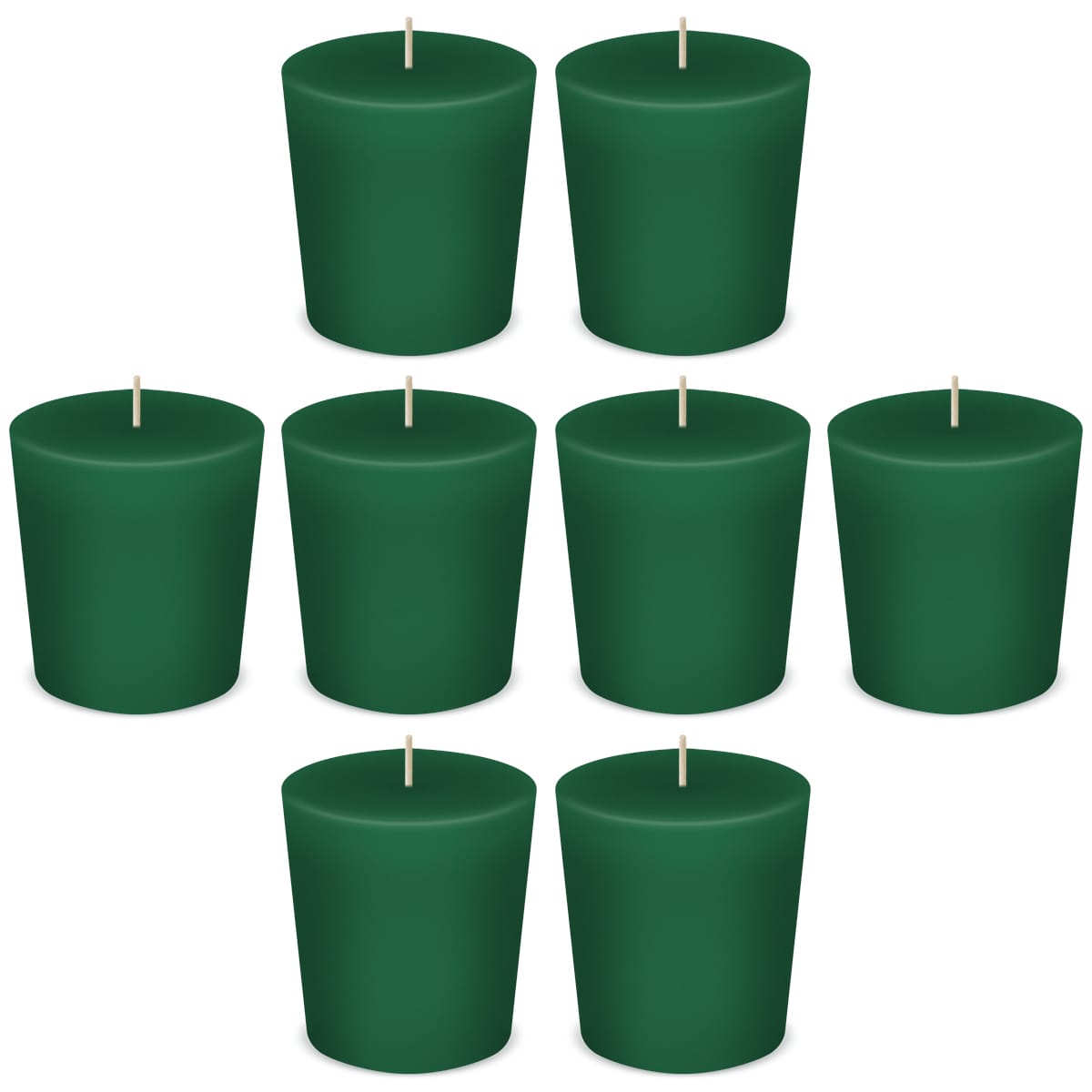 American Candle Eucalyptus Votive Scented Candles by American Candle - Box of 8 - Made in the USA