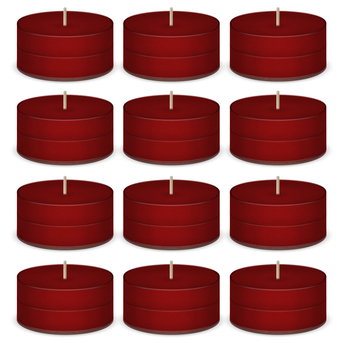 Hollyberry Scented Tea Lights Candles by American Candle - 12 Pack