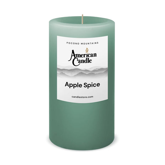 Apple Spice Scented 3x6 Pillar Candle by American Candle