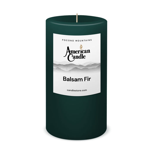 Balsam Fir Scented 3x6 Pillar Candle by American Candle