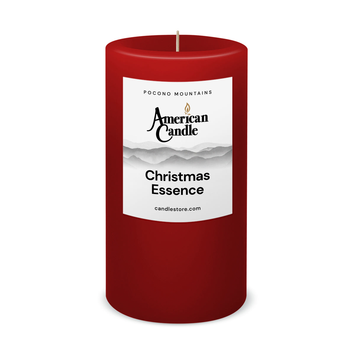 Christmas Essence Scented 3x6 Pillar Candle by American Candle