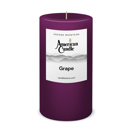 Grape Scented 3x6 Pillar Candle by American Candle