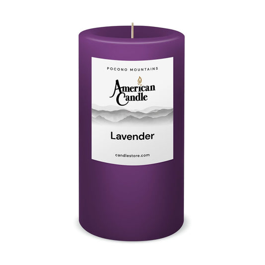 Lavender Scented 3x6 Pillar Candle by American Candle