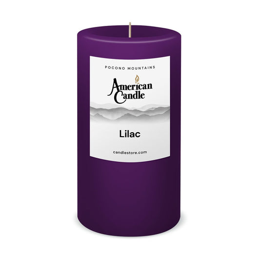 Lilac Scented 3x6 Pillar Candle by American Candle