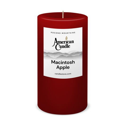 Macintosh Apple Scented 3x6 Pillar Candle by American Candle