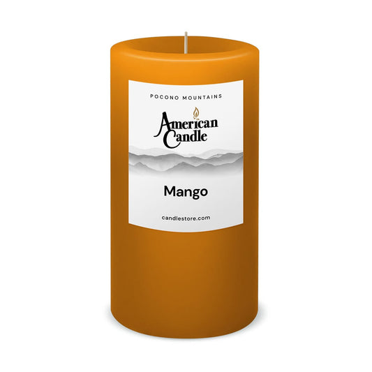 Mango Scented 3x6 Pillar Candle by American Candle