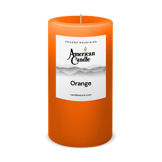 Orange Scented 3x6 Pillar Candle by American Candle