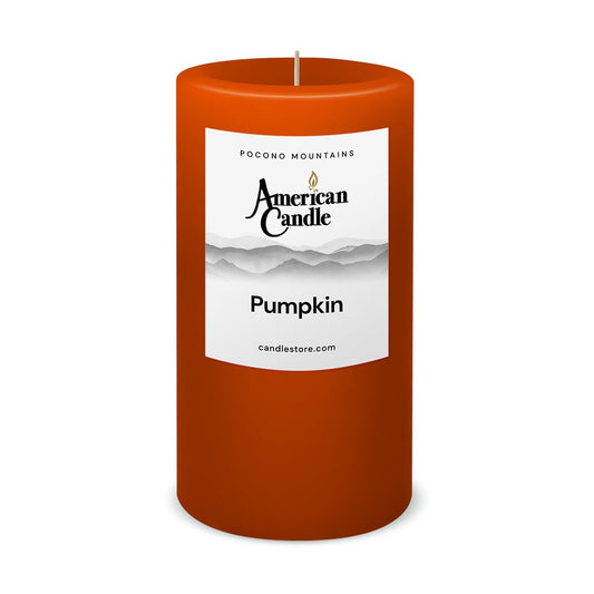 Pumpkin Scented 3x6 Pillar Candle by American Candle