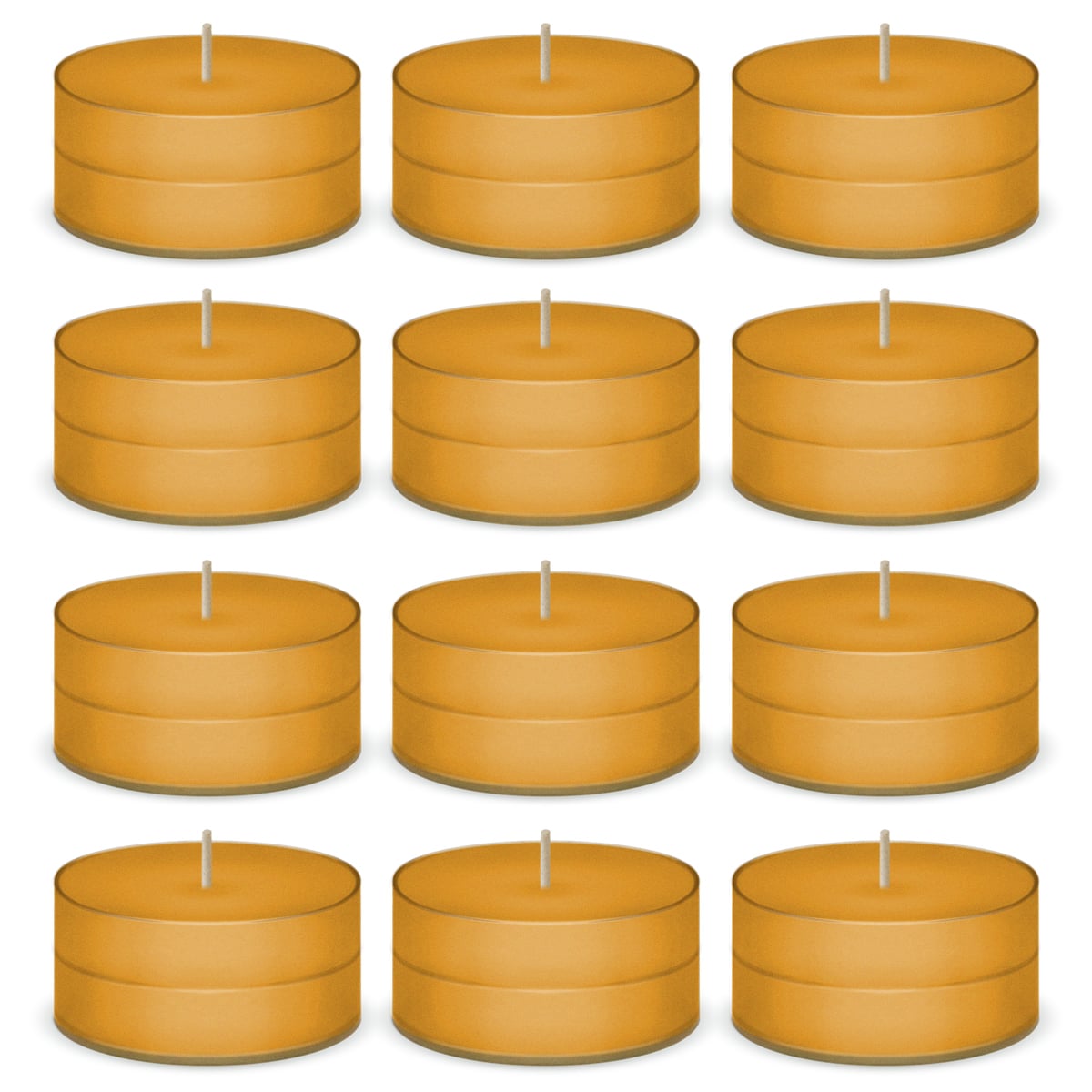 Apricot Scented Tea Lights Candles by American Candle - 12 Pack