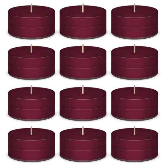 Black Cherry Scented Tea Lights Candles by American Candle - 12 Pack