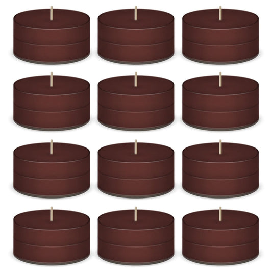 Chocolate Scented Tea Lights Candles by American Candle - 12 Pack