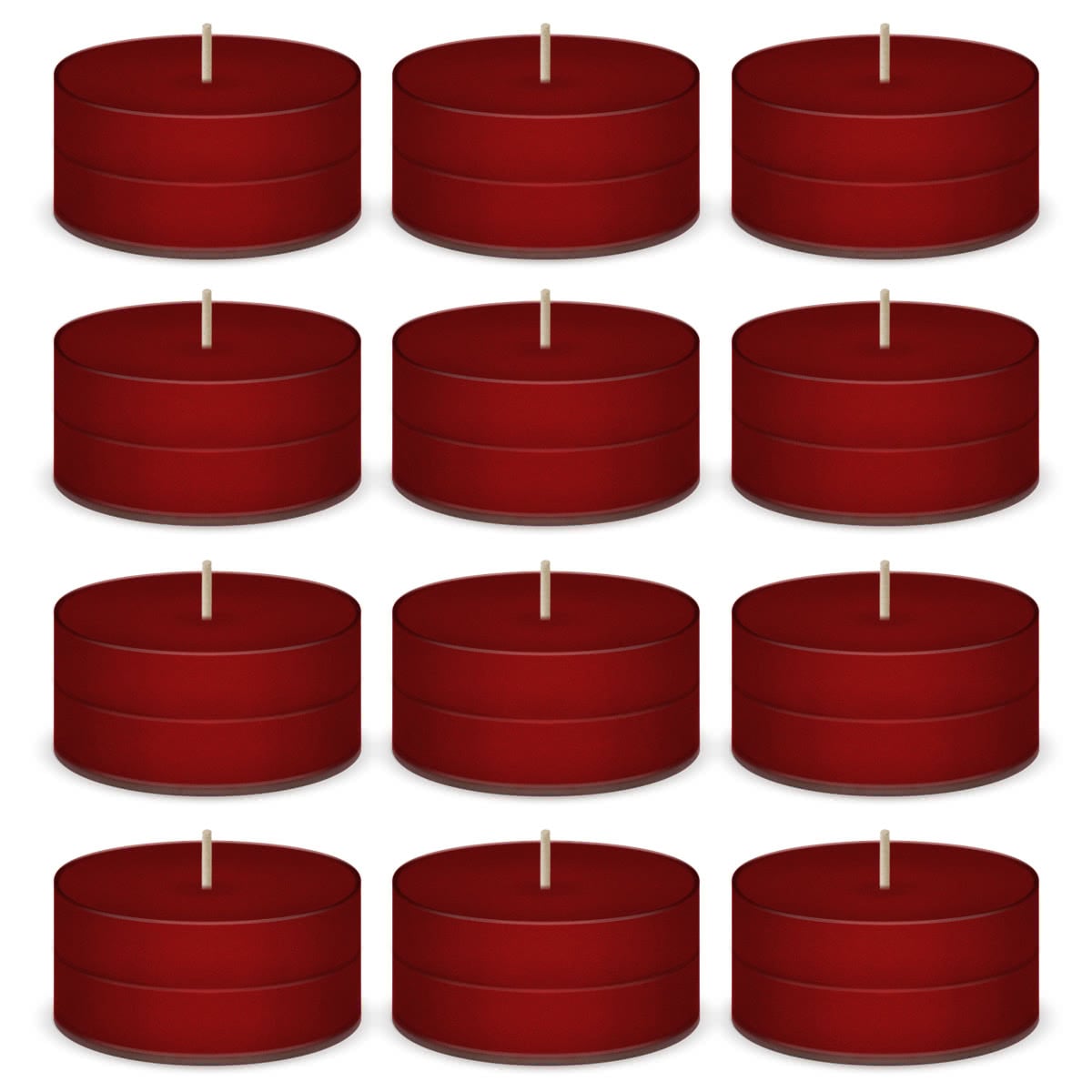 Christmas Essence Scented Tea Lights Candles by American Candle - 12 Pack