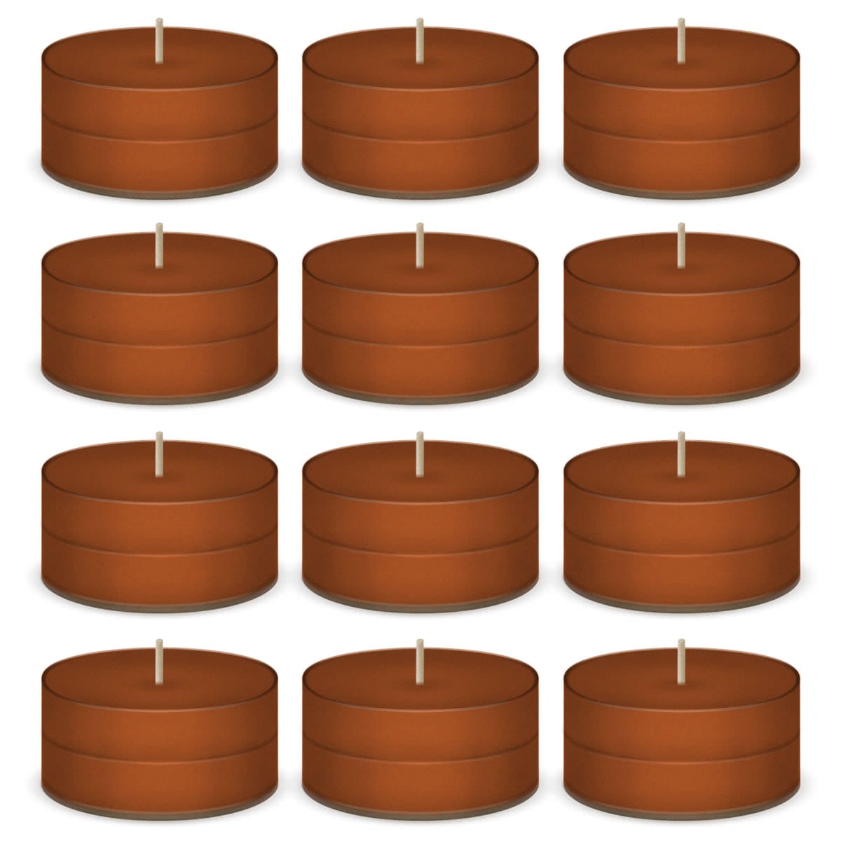 Cinnamon Scented Tea Lights Candles by American Candle - 12 Pack