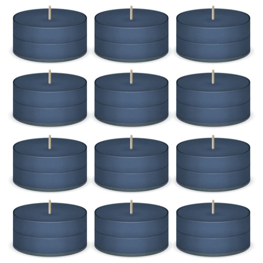 Country Home Blue Scented Tea Lights Candles by American Candle - 12 Pack