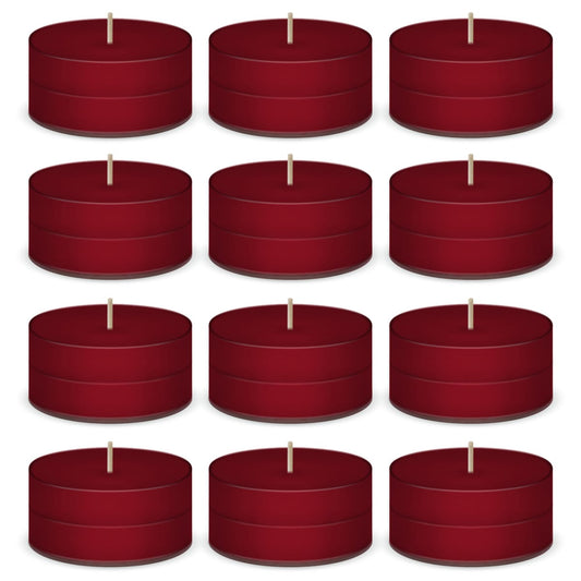 Cranberry Scented Tea Lights Candles by American Candle - 12 Pack