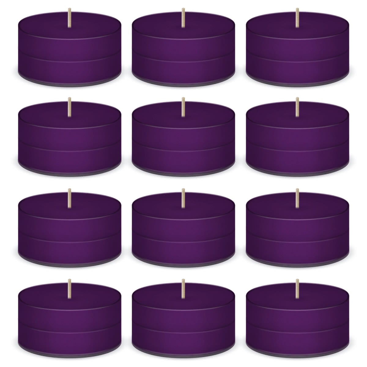 Lilac Scented Tea Lights Candles by American Candle - 12 Pack