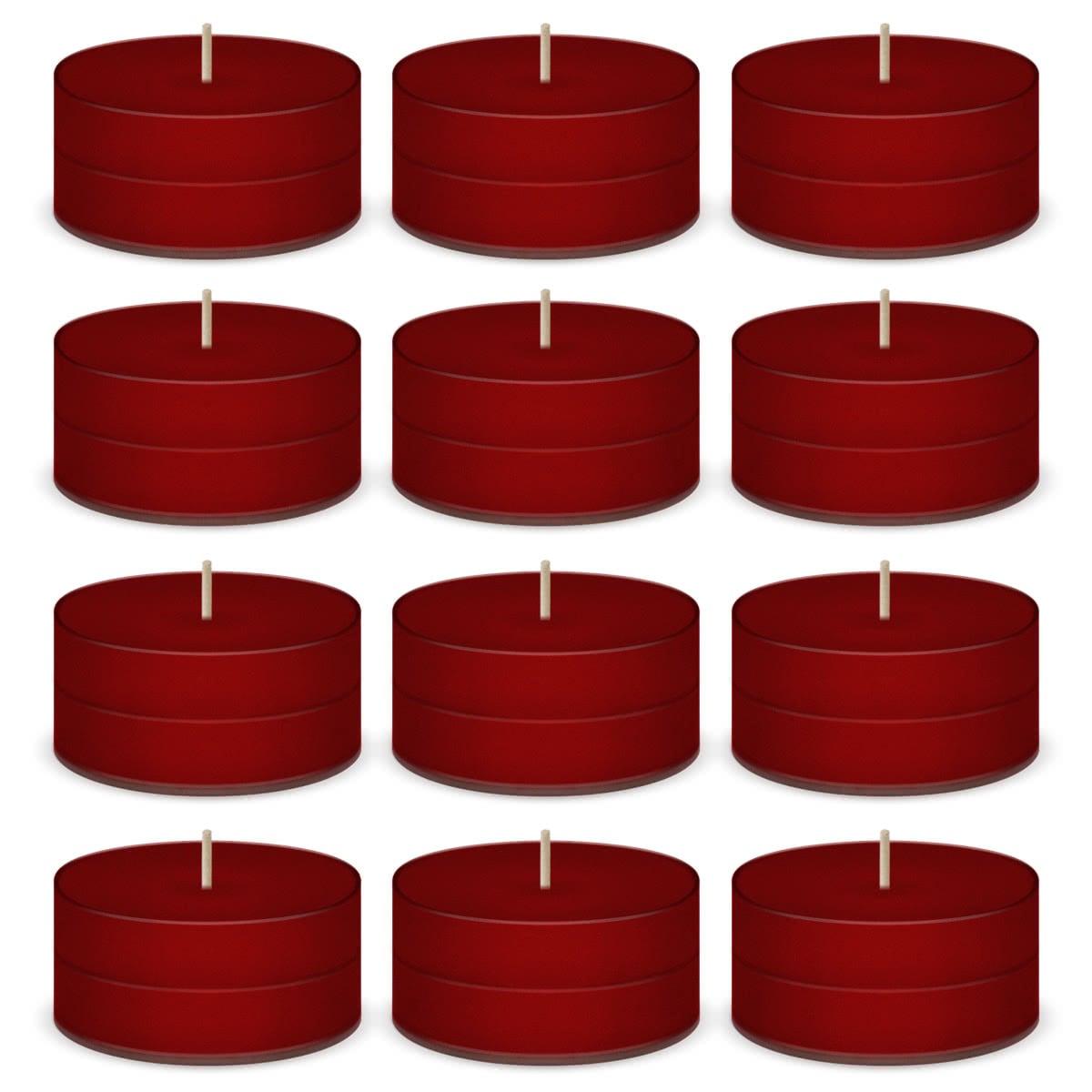 Macintosh Apple Scented Tea Lights Candles by American Candle - 12 Pack