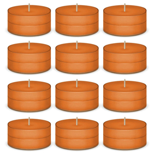 Orange Scented Tea Lights Candles by American Candle - 12 Pack