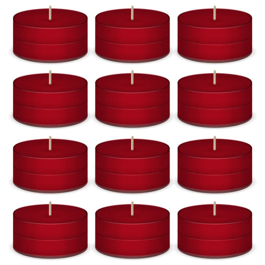 Pocono Pine Red Scented Tea Lights Candles by American Candle - 12 Pack