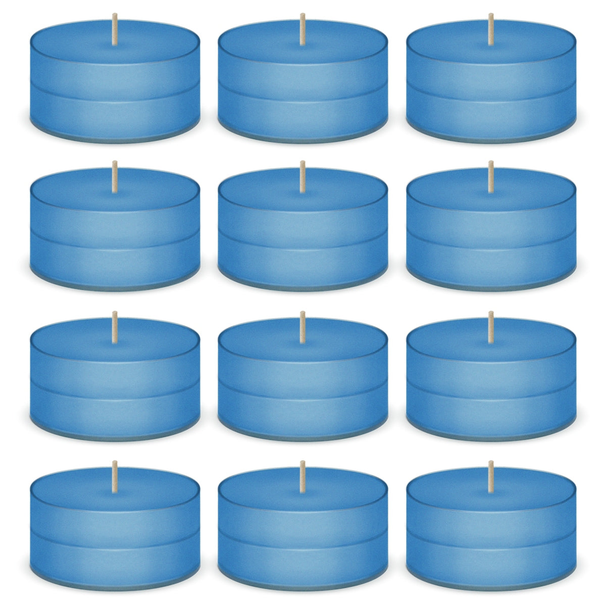 Rain Scented Tea Lights Candles by American Candle - 12 Pack