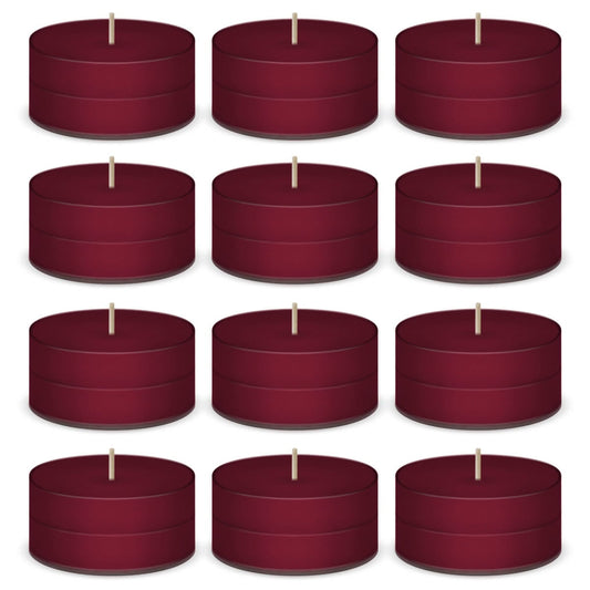 Raspberry Scented Tea Lights Candles by American Candle - 12 Pack