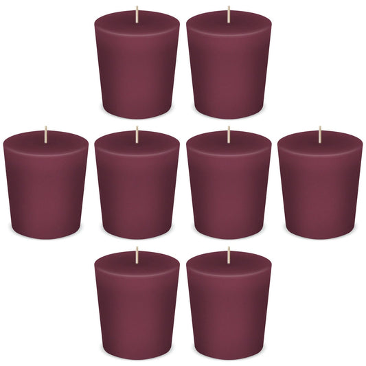 Country Home Mauve Votive Scented Candles by American Candle - Box of 8