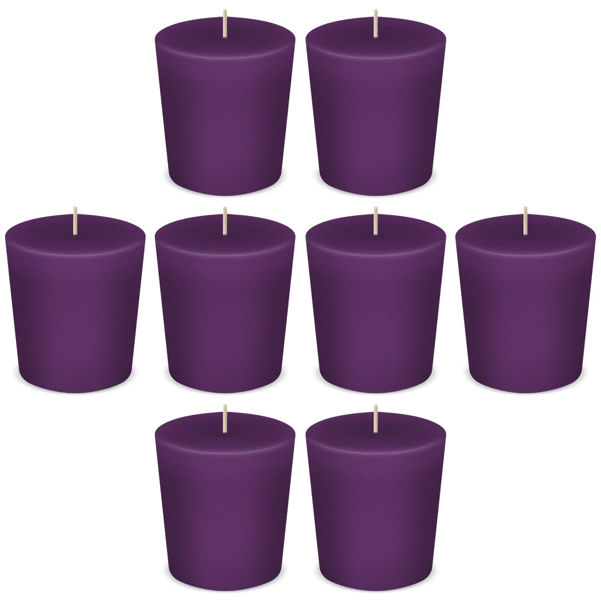 Lavender Votive Scented Candles by American Candle - Box of 8