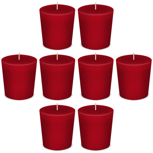 Pocono Pine Red Votive Scented Candles by American Candle - Box of 8