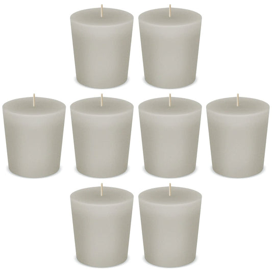 Pocono Pine White Votive Scented Candles by American Candle - Box of 8