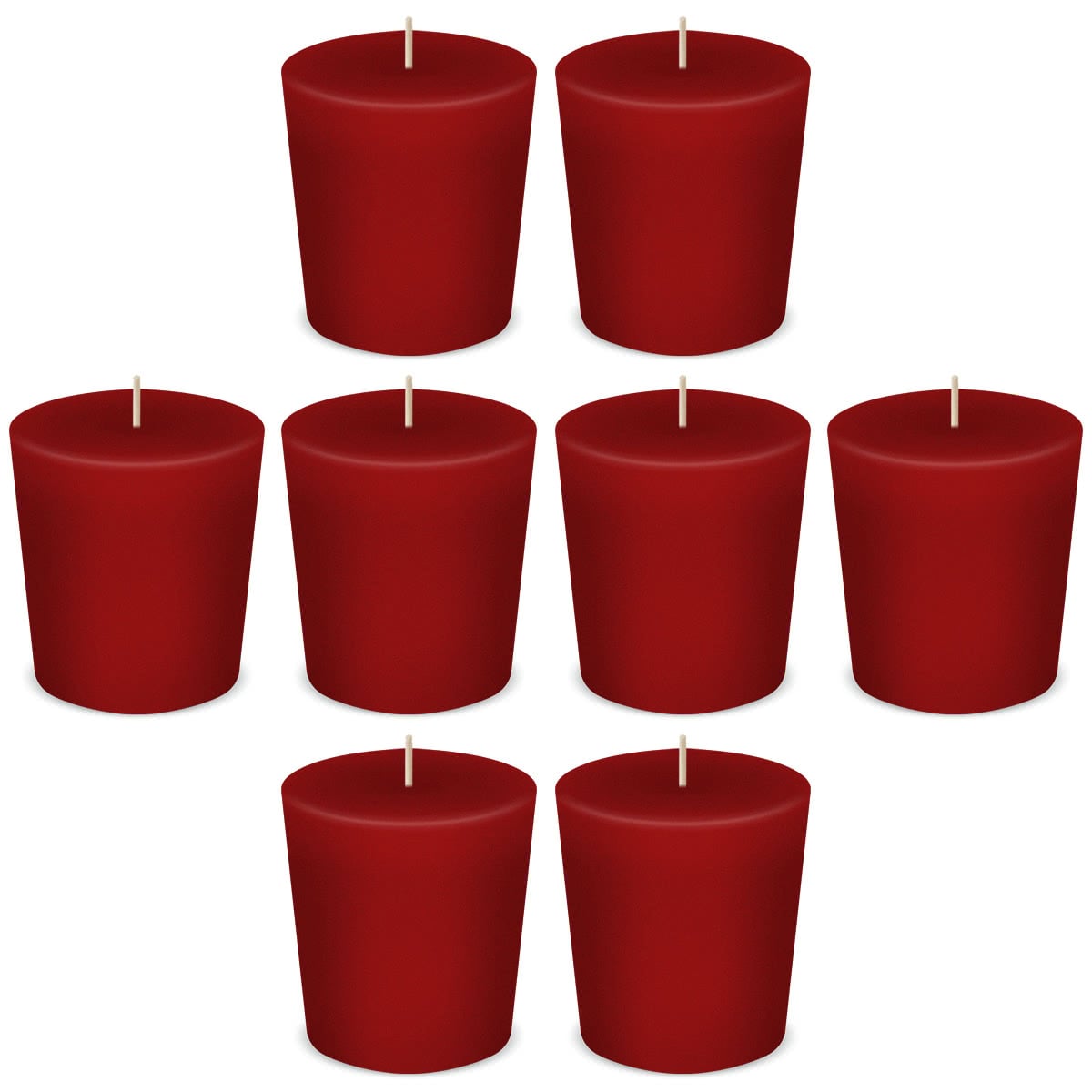 Candy Cane Votive Scented Candles by American Candle - Box of 8