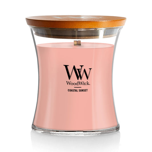 Coastal Sunset Scented Medium Glass Jar Candle by WoodWick NW92049