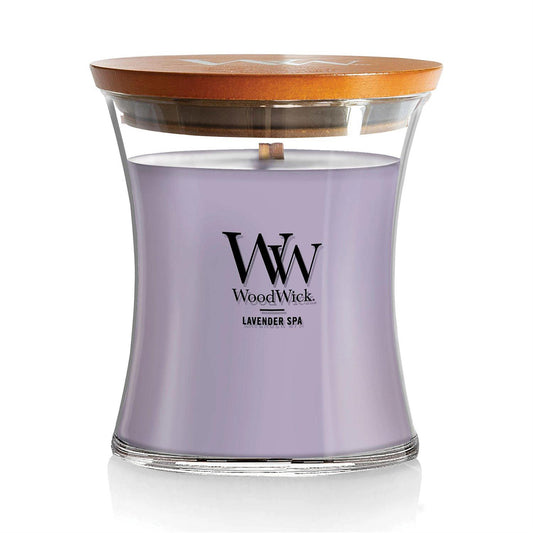 Lavender Spa Scented Medium Glass Jar Candle by WoodWick NW92492