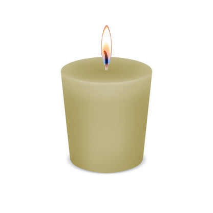 American Candle Almond Votive Scented Candle with Flame - Made in the USA