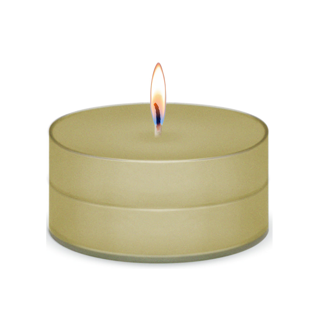 American Candle Almond Scented Tea Light Candle with Flame - Made in the USA