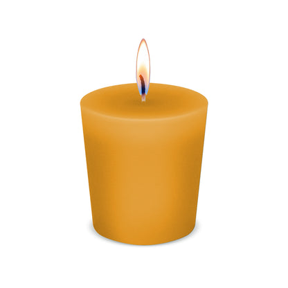 American Candle Apricot Votive Scented Candle with Flame - Made in the USA