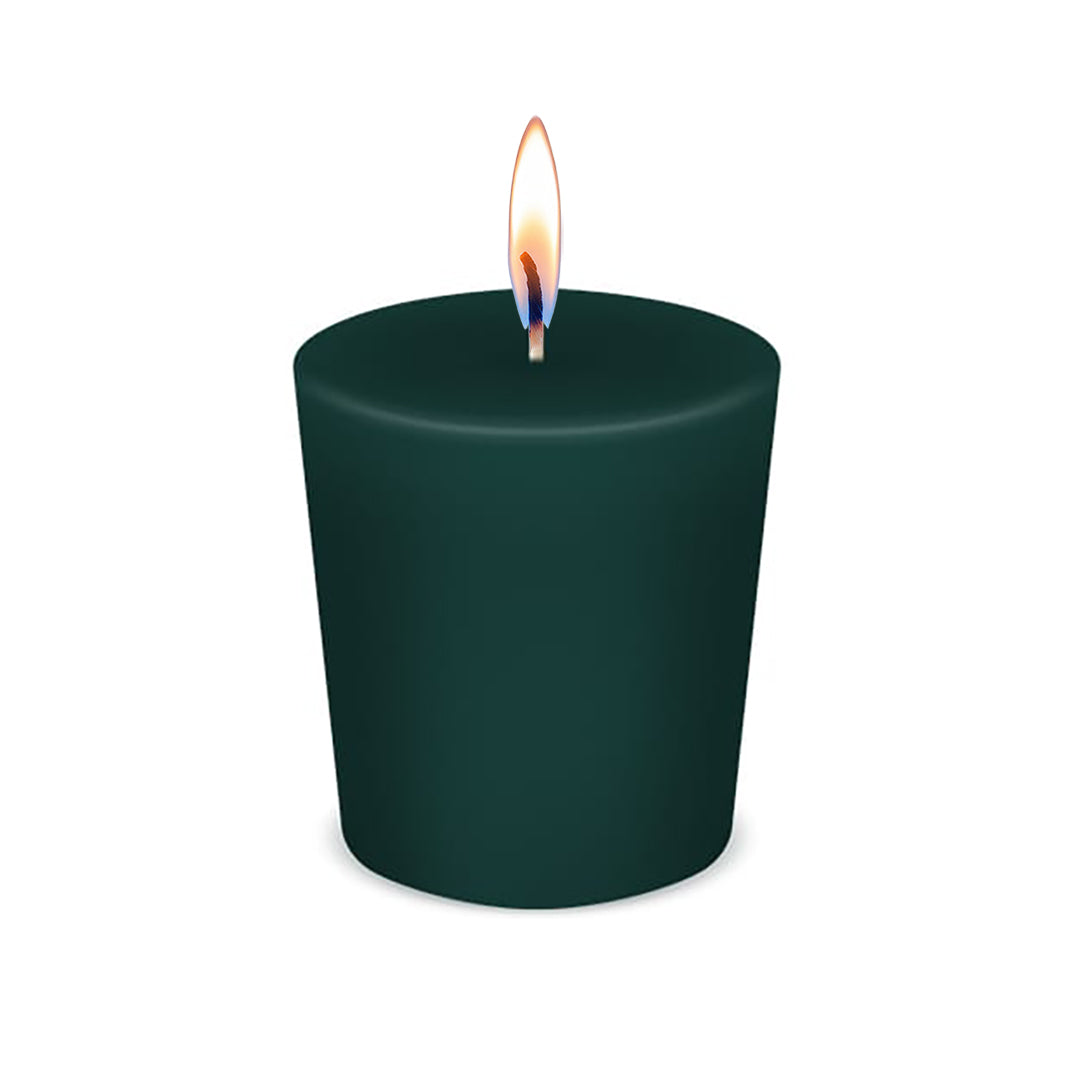 American Candle Balsam Fir Votive Scented Candle with Flame - Made in the USA