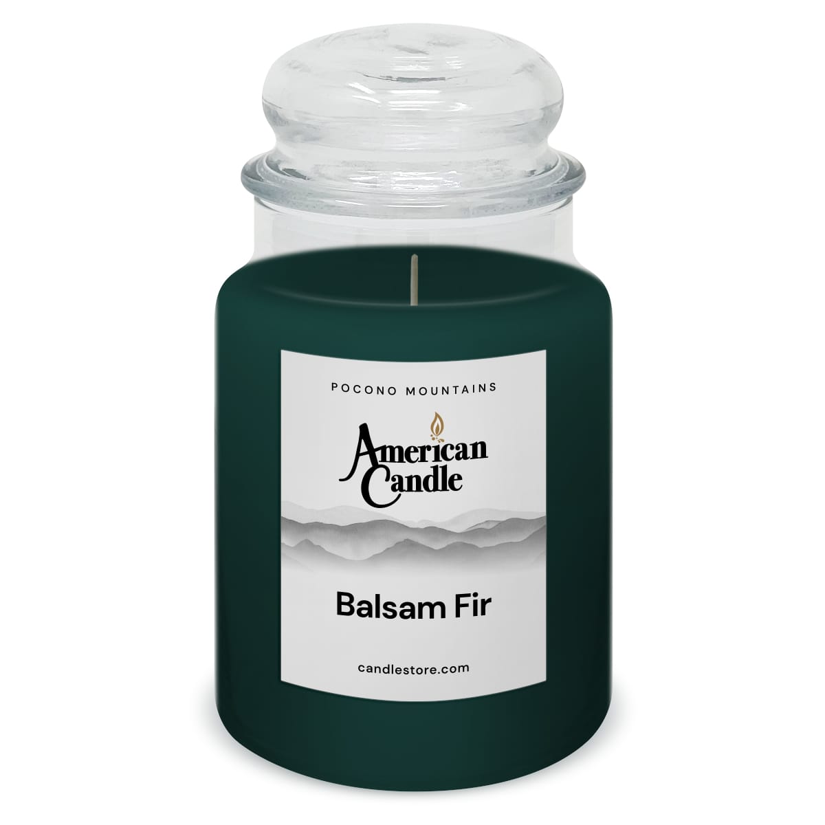 American Candle Balsam Fir 22 oz Glass Jar Scented Candle - Made in the USA
